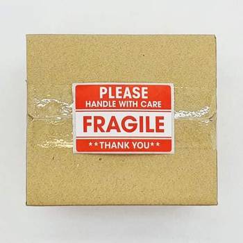 FRAGILE스티커 해외배송 택배 취급주의 스티커 500매 파손주의 택배스티커 포장스티커 택배라벨
