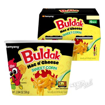[해외] [1+1]불닭 맥앤치즈 스위트콘 맛 4개입 미국 월마트 한정판 BULDAK MAC&CHEESE SWEET CORN