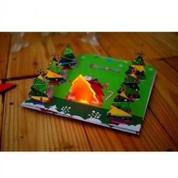 크리스마스 트리 카드 입체 만들기 명용