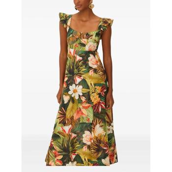 25 FW FARM Rio 플로럴 프린트 미디 드레스 332170 TP440790612