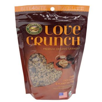 네이쳐패스 유기농 러브크런치 다크초코 피넛버터 325g 그래놀라..[35084343]
