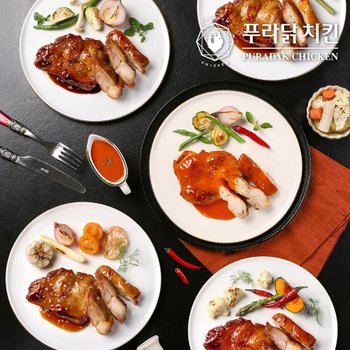[단독구성] [푸라닭] 닭다리살 스테이크 130g 5종 14팩 골라담기