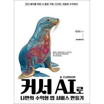 커서 AI로 나만의 수익형 앱 서비스 만들기 - 인디 해커를 위한 나 홀로 기획 디자인 개발로 수익까지