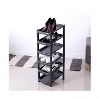 (SM)슬림신발정리대6단 블랙 키워드없음