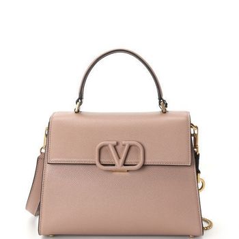 발렌티노 스탐파 알체 탑 핸들 백 26 파우더 80359789