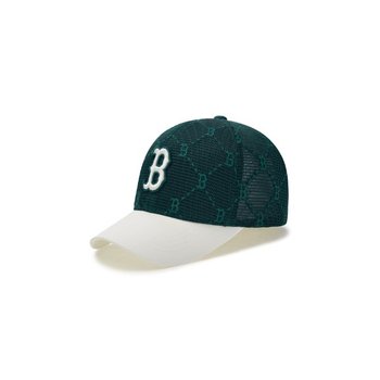 MLB모자 JQT 7ACPMD153-43PGS 다이아 모노그램 메쉬 트러커 보스턴 레드삭스