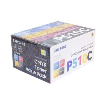 삼성 SL C513 검정+칼라 정품토너 4색 1세트 (프린터 리필 교체 SLC513W SLC563W SLC563FW