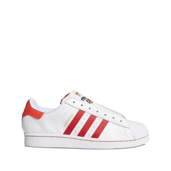 [해외] 슈퍼스타 레이스리스 클라우드 화이트 팀 컬리지에이트 스니커즈