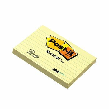 3M 포스트 잇 노트 라인 1p 접착식 메모장 노트 (WC2414F)