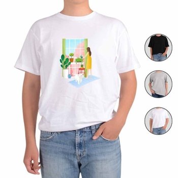 애쉬오트밀 반팔티 집콕 언택트 홈가드닝 five (WFG2RN3)