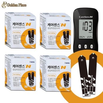 케어센스N 혈당측정기 + 시험지 200매 측정지 검사지 스트립 G (29951656)