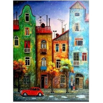 /아이윙스 피포페인팅 PIPO-2043 카툰시티 40x50 DIY명화그리기세트