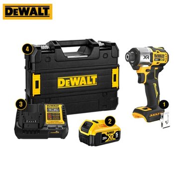 디월트 DCF845P1T 충전임팩드라이버 20V MAX 5.0Ah 베어툴+케이스+배터리1개+충전기