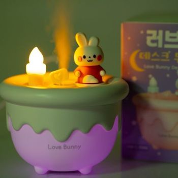 가습기 데스크 러브버니 책상 미니 탁상 무드 가열식가습기 조지루시가습기 대용량가습기