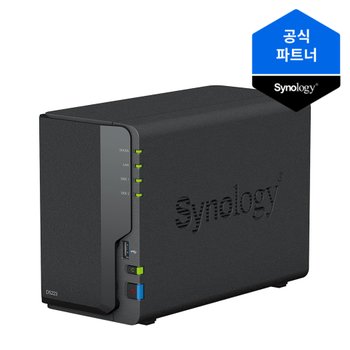 시놀로지 나스 DS223 (2베이) NAS구축 가정용나스 케이스 (하드미포함)