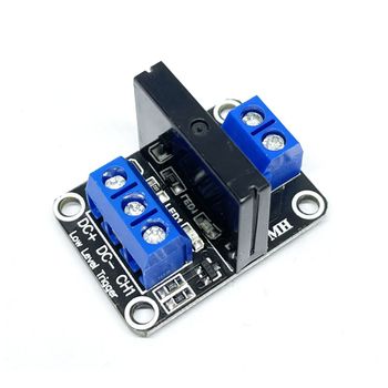 5V D0O6D4H7 SSR 무접점 무소음 릴레이 스위칭 듈 1채널 AC 220V 2A 아두이노 제어 (HAM4320)