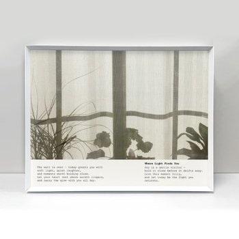 [두꺼비집가리개] Chill&mood 포스터액자- 43 오늘 당신의 빛이되길