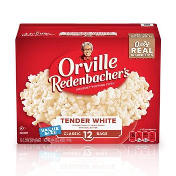 [해외] 미국직구 Orville Redenbacher`s 오빌렌덴바커 텐더 화이트 팝콘 클래식 93g 12입