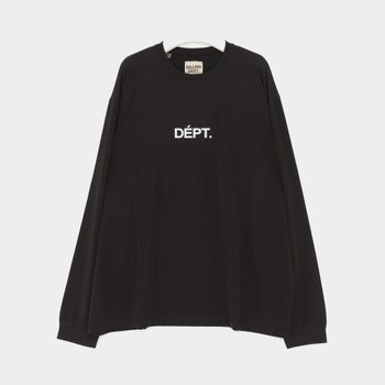 갤러리디파트먼트 DEPT 프린트 롱슬리브 긴팔 남성 티셔츠 AFL-60051 BLCK