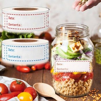 고품질 깔끔한유통기한 스티커 2P 소비기한 날짜관리 라벨 식자재...