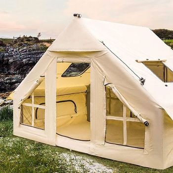 감성 캠핑 에어텐트 400cmx200cm 45인용 에어텐 GWM