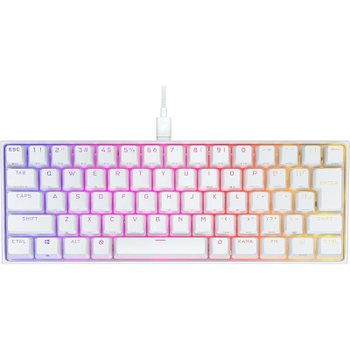 [해외] CORSAIR K65 RGB MINI 60% 기계식 게이밍 키보드 Cherry MX 스위치 화이트 CH-9194114-JP