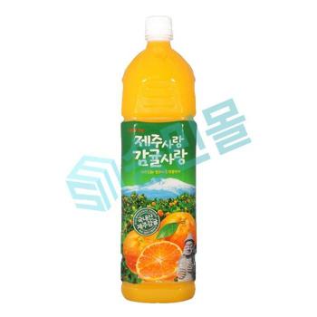 롯데칠성음료 제주사랑 제주감귤 1.5L x 6개입 /s (S39174920)