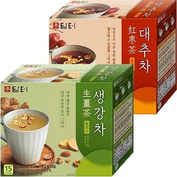 [아우트_68]생강차 15T+대추차 15T 티백 담터 쌍화차 (51857109)