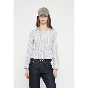 홀리스터 Co. SLIM SHIRTING Button-down blouse white 7502001