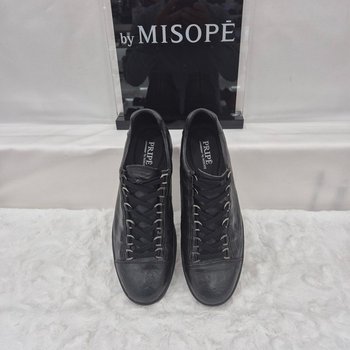By 남성 와이드 핏 스니커즈 121HZ830GP012 BLACK 1_JJ