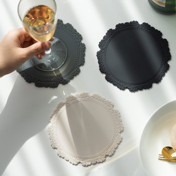 국산 플라이토 실리콘 아르누보 컵받침 12.5cm