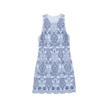 Rebecca Vallance Blooming Lanterns guipure lace scalloped hem mini dress 12034463465736 TP