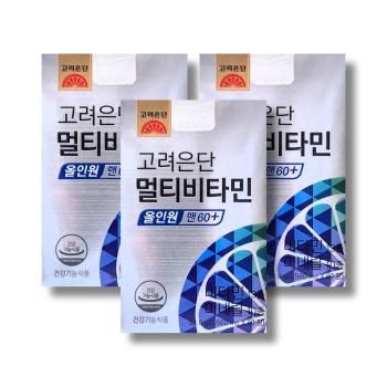 고려은단 멀티비타민 올인원 맨 60+ 1560mg 60정 3박스 /wb (S47227262)