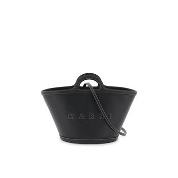 [해외] 마르니 우먼 블랙 레더 스몰 Tropicalia 백 BMMP0097U0LV589_00N99 963523