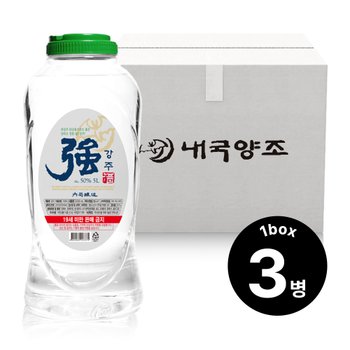 내국양조 강소주 강주 50도 5L 3병(1박스) 담금소주