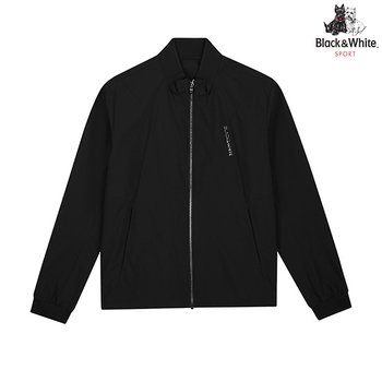 [블랙앤화이트] 남성 면터치 나일론 홑겹 점퍼 1116GAWN_BLACK