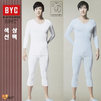 BYC손발목끝단7부색상선택베스트남상하1세트BYI6794