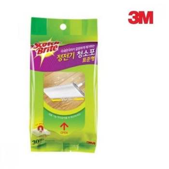 3M OCO327W2 표준형 정전기 청소포 30매 막대걸레 리필용