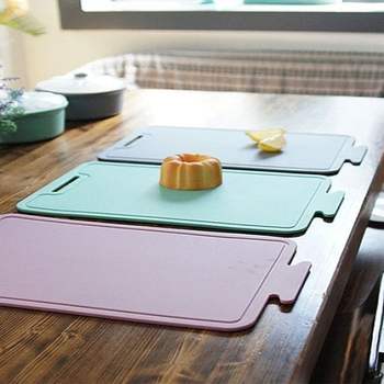 국물흐림 방지 기능이 있는 파스텔 실리콘 도마 대