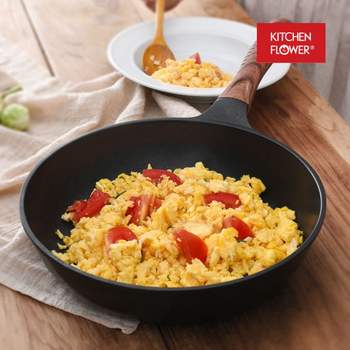 프라이팬 키친플라워 IH 블랙우드펄 후라이팬 28cm