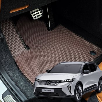 르노 세닉 벌집매트 1열+2열 TPE 카매트 발판 자동차 매트 용품