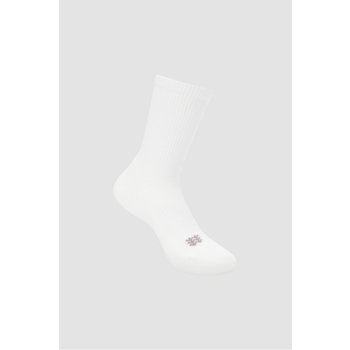 [정상소매가:16,000원] [코오롱스포츠] 남녀공용 버티컬 로고 크루 삭스_QELAX25421WHX