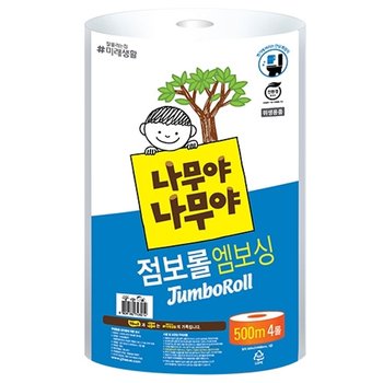 나무야나무야점보롤 500M x 4롤 x 4팩