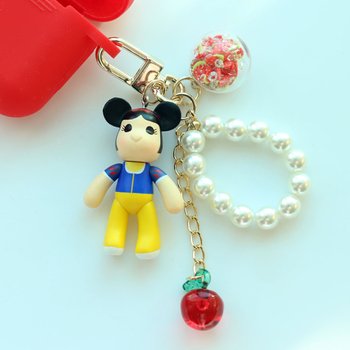 포포베 트윈클형 키홀더,에어팟 키링,자동차 키홀더,13_백설양(소)