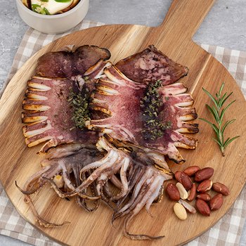 [물맛남] 구룡포 피데기 반건조오징어 10미 중 (5미x2팩/800g내외)