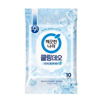 깨끗한나라 쿨링데오 티슈 10매