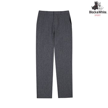 [블랙앤화이트] 남성 멜란지 잔패턴 두잉 팬츠 5086GAWN_CHARCOAL