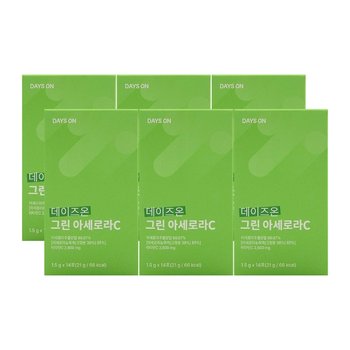 데이즈온 그린 아세로라C 1.5g x 14포 x 6박스
