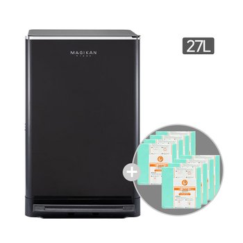 매직캔 휴지통 쓰레기통 크롬히포 271L 재규어 (추가 리필 8롤)