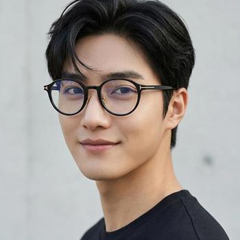 톰포드 안경테 TF6160KB 001 <b>지창욱</b> 블루라이트차단 명품 라운드 뿔